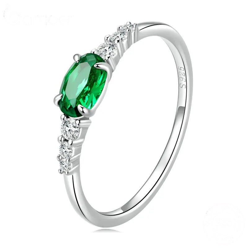 Sterling Silver Gemstone Ring - Sparkle with Elegance! Stunning green zirconium accent for women. Ideal for weddings, bridal events, and gifts. Shop now!
"خاتم بجوهرة بسيطة من الفضة الاسترليني للنساء - أضئي بأناقة! تفاصيل مذهلة