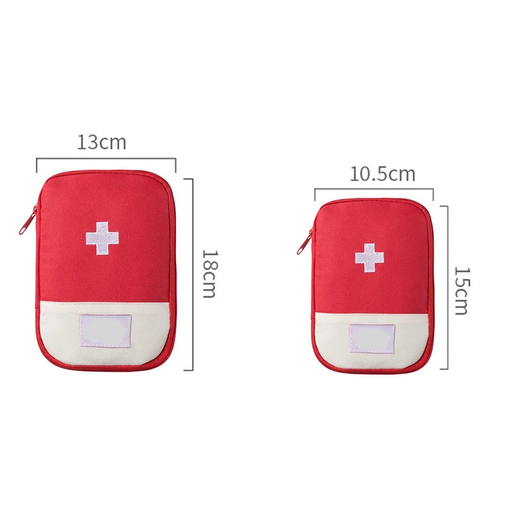 Portable First Aid Medical Kit: Ideal for Travel, Outdoor Camping, and Emergencies. Compact Storage Bag with Travel Mini EDC Pouch Organizer and Pill Case.
حقيبة إسعافات أولية محمولة: مثالية للسفر والتخييم في الهواء الطلق وحالات الطوارئ. حقيبة تخزين مدمجة