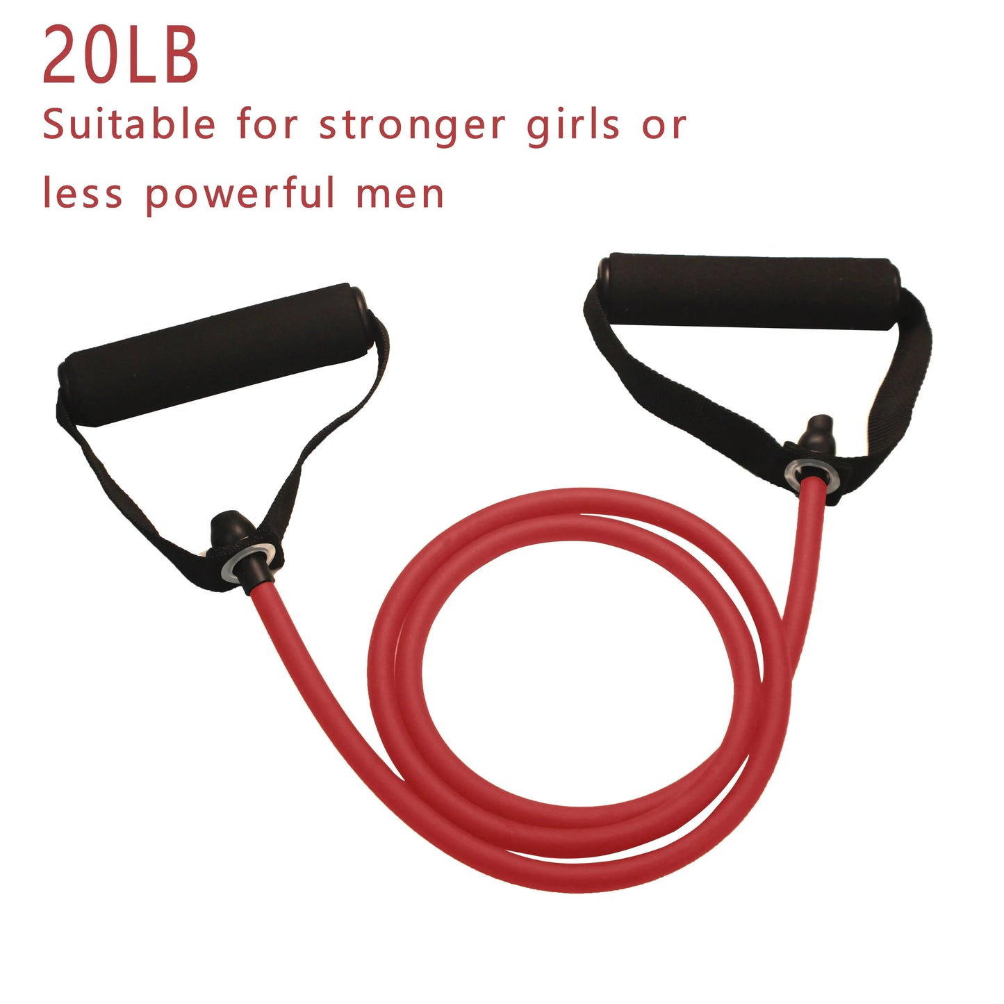 Resistance Bands with Handles for Men and Women - شرائط مقاومة مع مقابض للتمرينات الرياضية، معدات تدريب القوة في المنزل، مثالية للرجال والنساء