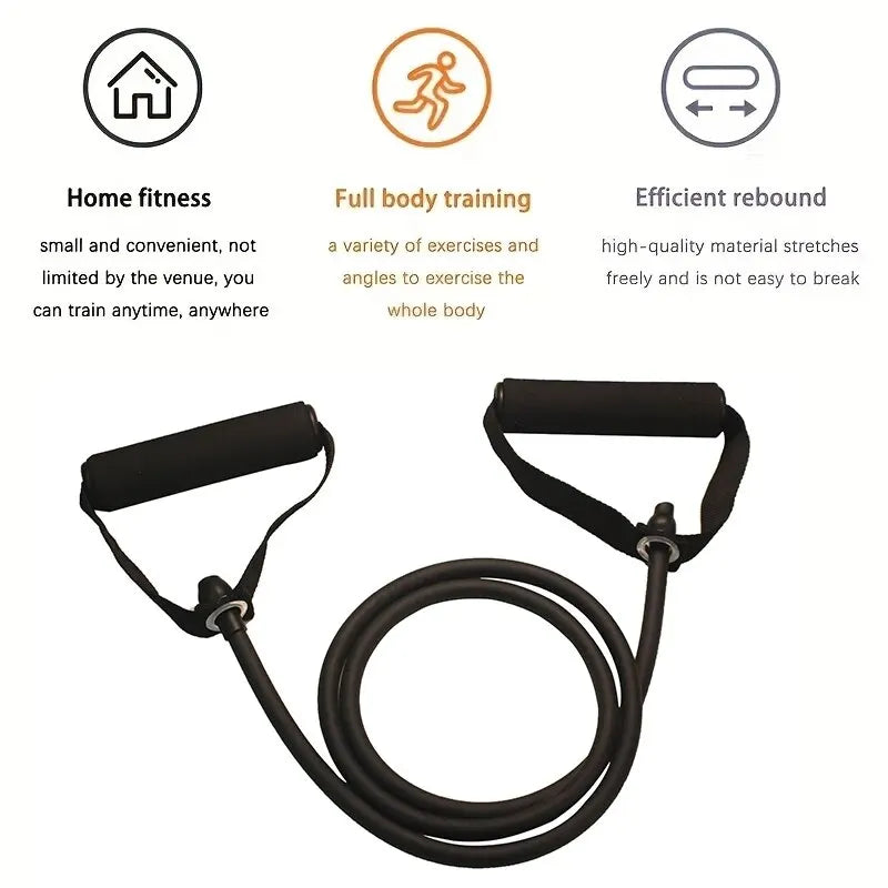 Resistance Bands with Handles for Men and Women - شرائط مقاومة مع مقابض للتمرينات الرياضية، معدات تدريب القوة في المنزل، مثالية للرجال والنساء