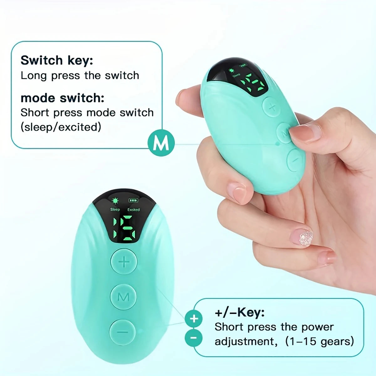 Microcurrent & EMS Sleep Aid Device: Beat Insomnia & Stress! 🌙⚡  
- Palm Pulse Massager for instant relaxation.  
- Works in 20 mins.  
- Drug-free & FDA-cleared.  
Limited offer: Free shipping  
جهاز النوم بتقنية المايكروكرن وEMS: للأرق، التوتر، والقلق!