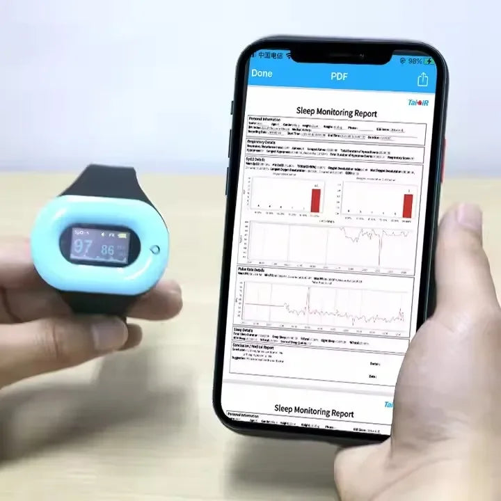 Monitor Your Nightly Health: Oxygen and Vital Signs Tracker During Sleep راقب صحتك الليلية: جهاز تعقب الأكسجين والعلامات الحيوية أثناء النوم