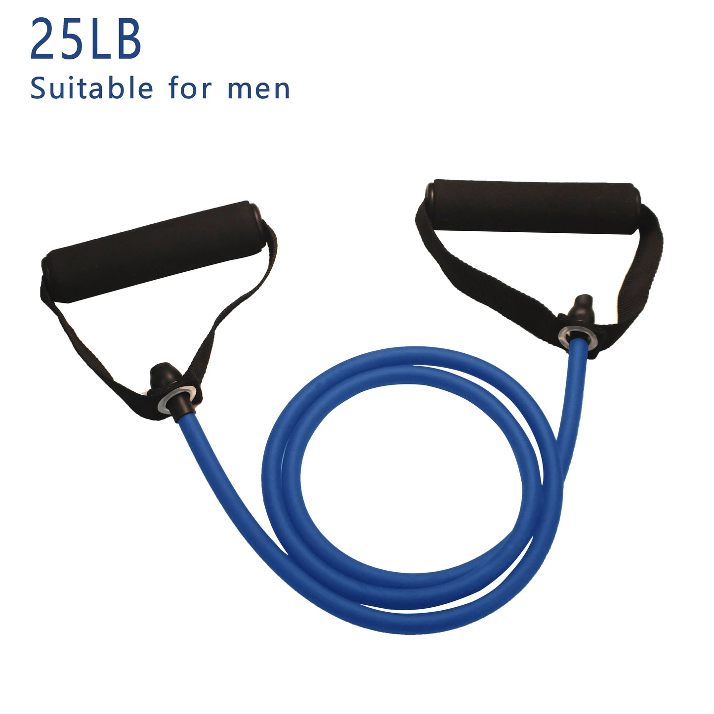 Resistance Bands with Handles for Men and Women - شرائط مقاومة مع مقابض للتمرينات الرياضية، معدات تدريب القوة في المنزل، مثالية للرجال والنساء